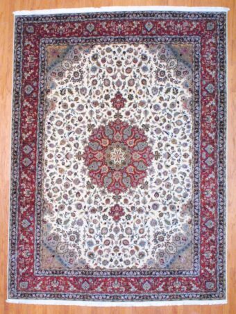 Persian Hand-knotted Fine Tabriz (10' x 13')
