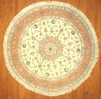 Pakistani Persian Hand-knotted Tabriz (8' x 8')