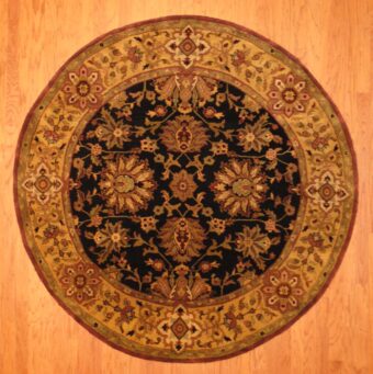 Indo Hand-knotted Mahal (7' x 7')