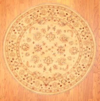 Afghan Hand-knotted Vegetable Dye (5' x 5')