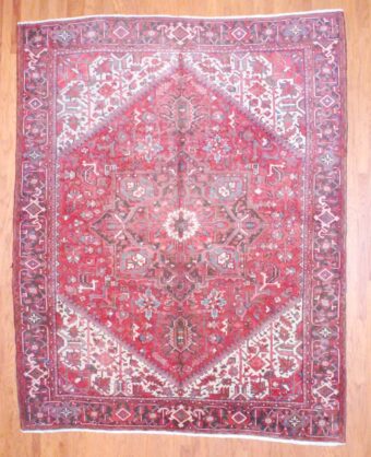 Persian Hand-knotted Heriz (8'9 x 11')