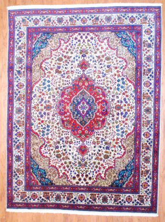 Persian Hand-knotted Tabriz (8'5 x 11'1)