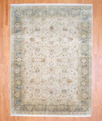 Indo Hand-knotted Tabriz (8'7 x 11'8)