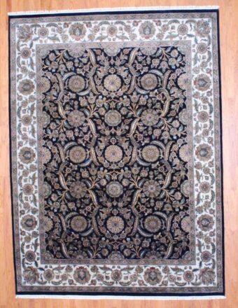 Indo Hand-knotted Mahal (9' x 12')