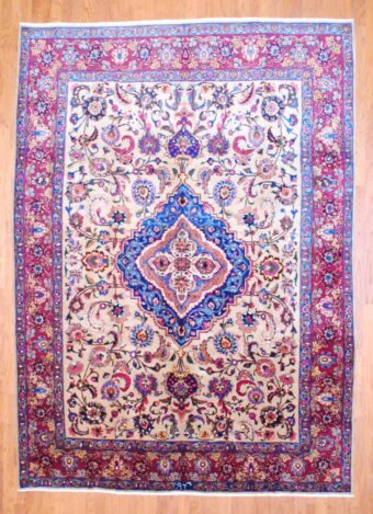 Persian Hand-knotted Mashad (8'2 x 11'3)