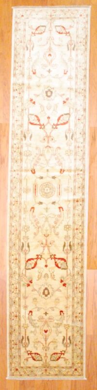 Afghan Hand-knotted Vegetable Dye Oushak (2'8 x 12'10)