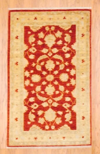 Afghan Hand-knotted Vegetable Dye (2'10 x 4'8)