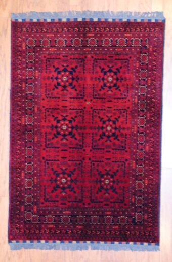 Afghan Hand-knotted Khal Mohammadi (3'3 x 4'9)