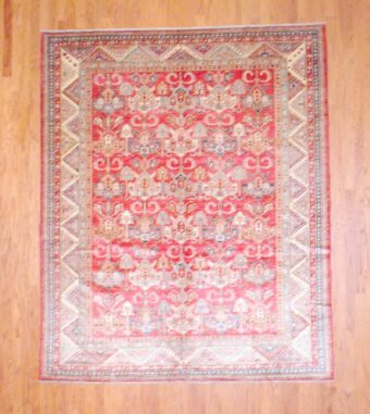 Afghan Hand-knotted Shirwan Kazak (7'9 x 9'6)