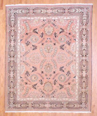 Afghan Hand-knotted Vegetable Dye Oushak (8' x 10')