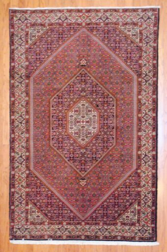 Persian Hand-knotted Bidjar (4'10 x 7'7)