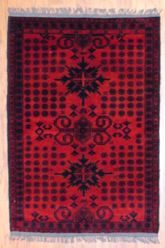 Afghan Hand-knotted Khal Mohammadi (2'9 x 4')