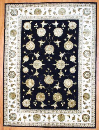 Sino Hand-tufted with Silk Rug (9' x 12')