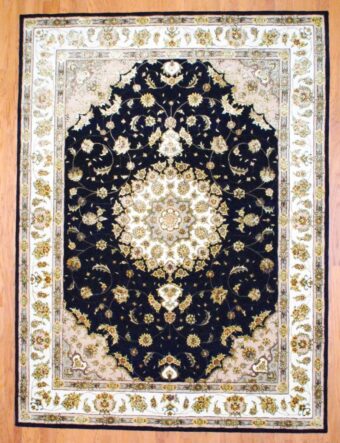 Sino Hand-tufted with Silk Rug (9' x 12')