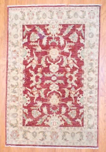 Afghan Hand-knotted Vegetable Dye (5'7 x 8'3)