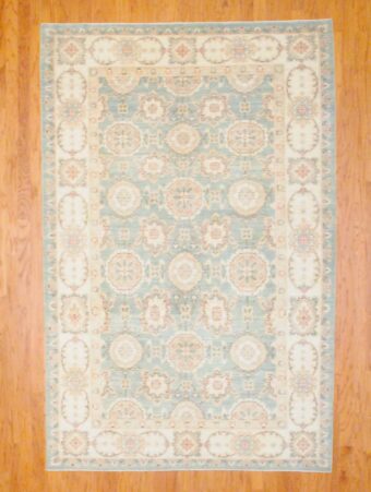 Afghan Hand-knotted Fine Vegetable Dye (6' x 9')