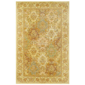 Indian Hand-tufted Wool Rug (5'3 x 8'2)