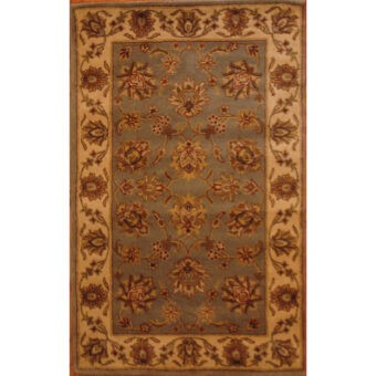 Indo Hand-tufted Mahal Wool Rug (4' x 6')