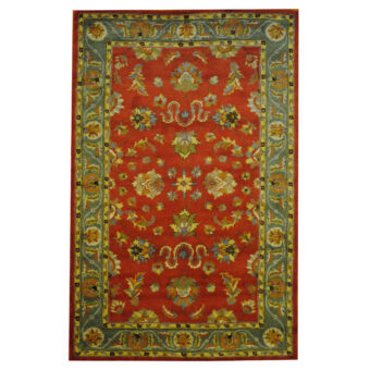 Indo Hand-tufted Wool Rug (5'3 x 8'2)