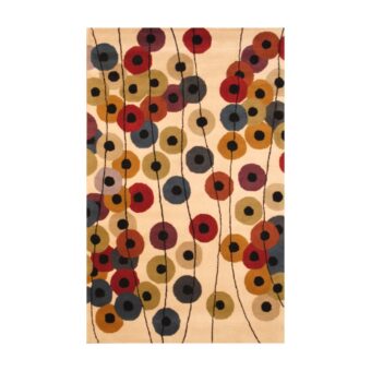 Indo Hand-tufted Wool Rug (5' x 8')