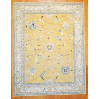 Afghan Hand-knotted Vegetable Dye Wool Rug (9'2 x 11'10)