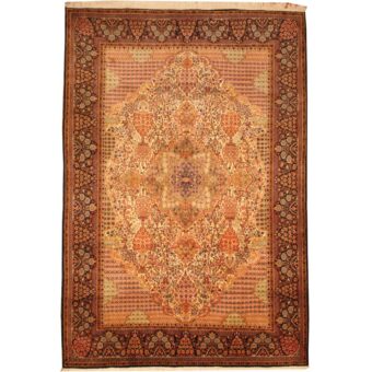 Persian Hand-knotted Tabriz (6'8 x 10')