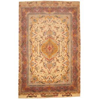 Persian Hand-knotted Tabriz Wool Rug (6'6 x 9'11)