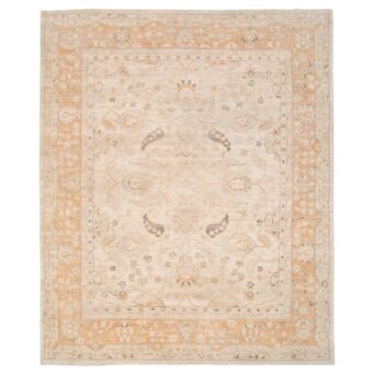 Afghan Hand-knotted Vegetable Dye Oushak Wool Rug (7'11 x 9'7)