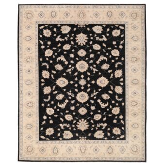 Afghan Hand-knotted Vegetable Dye Oushak Wool Rug (8'5 x 10'1)