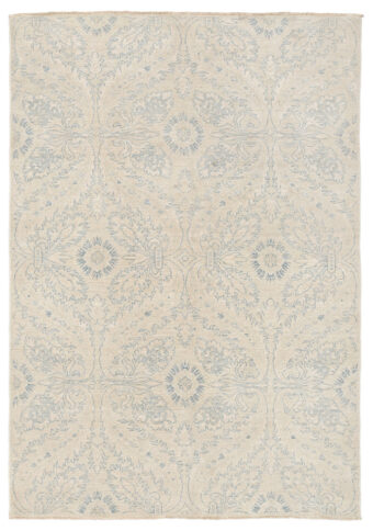 Afghan Hand-knotted Vegetable Dye Ikat Wool Rug (4'11 x 7'1)