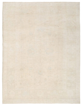 Afghan Hand-knotted Vegetable Dye Oushak Wool Rug (8'8 x 11'7)