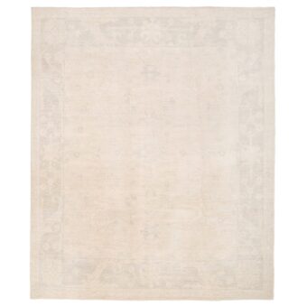 Afghan Hand-knotted Vegetable Dye Fine Oushak Wool Rug (8' x 9'9)