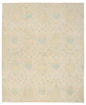Afghan Hand-knotted Vegetable Dye Ikat Wool Rug (11'10 x 14'4)