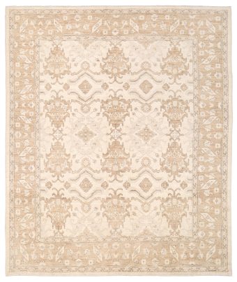 Afghan Hand-knotted Vegetable Dye Khotan Wool Rug (11'6 x 13'11)