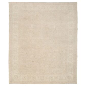 Afghan Hand-knotted Vegetable Dye Oushak Wool Rug (7'10 x 9'8)