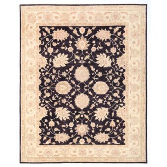 Afghan Hand-knotted Vegetable Dye Oushak Wool Rug (7'10 x 9'10)