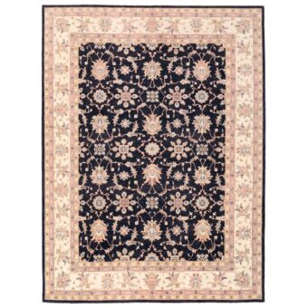 Afghan Hand-knotted Vegetable Dye Oushak Wool Rug (8'11 x 11'7)