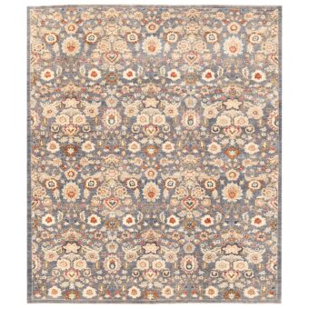 Afghan Hand-knotted Vegetable Dye William Morris Wool Rug (8'6 x 9'10)