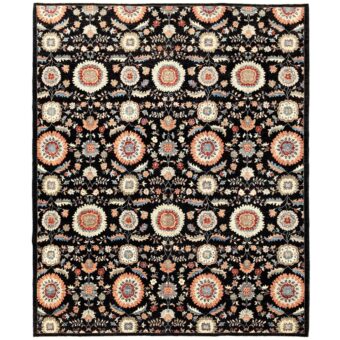Afghan Hand-knotted Vegetable Dye Khotan Wool Rug (8' x 9'11)
