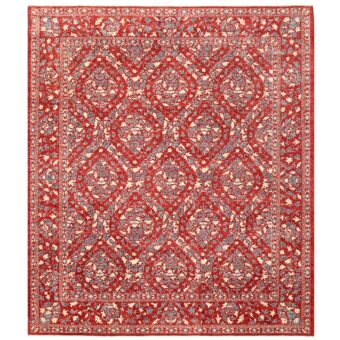 Afghan Hand-knotted Vegetable Dye William Morris Wool Rug (8'2 x 9'5)