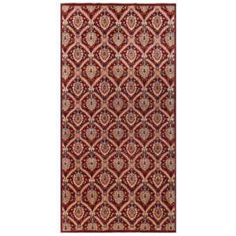 Afghan Hand-knotted Vegetable Dye William Morris Wool Rug (4'11 x 9'8)