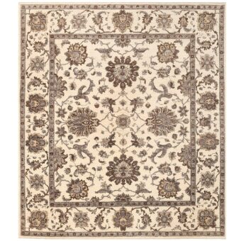 Afghan Hand-knotted Vegetable Dye Oushak Wool Rug (9'8 x 11'1)