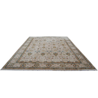 Indo Hand-knotted Vegetable Dye Ziegler Wool Rug (16' x 22'4)
