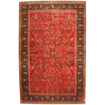 Indo Persian Hand-knotted Sarouk Wool Rug (11'8 x 18'1)