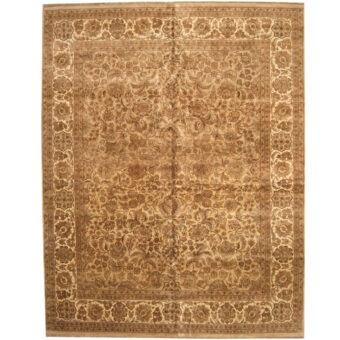Indo Persian Hand-knotted Khorasan Wool Rug (12'1 x 15'3)