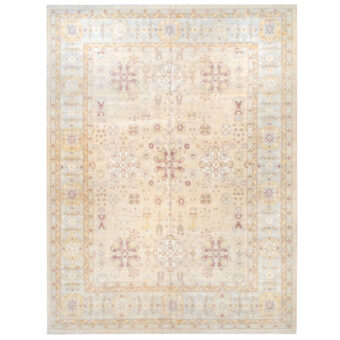 Afghan Hand-knotted Vegetable Dye Wool Rug (12'2 x 16')