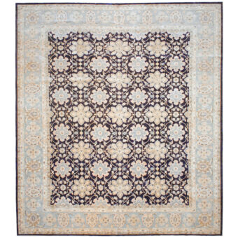 Afghan Hand-knotted Vegetable Dye Wool Rug (12'1 x 13'9)