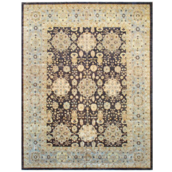 Afghan Hand-knotted Vegetable Dye Wool Rug (11'9 x 15')