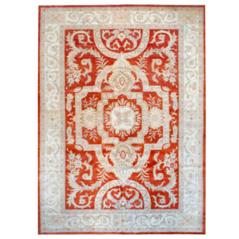 Afghan Hand-knotted Vegetable Dye Wool Rug (11'8 x 16'3)