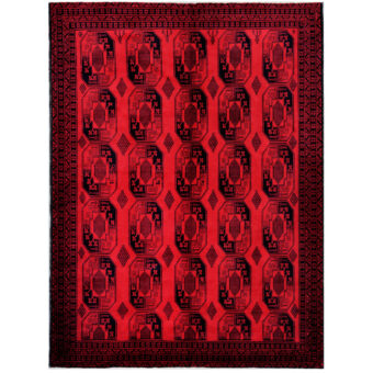 Afghan Hand-knotted Tribal Balouchi Wool Rug (7'6 x 10'3)